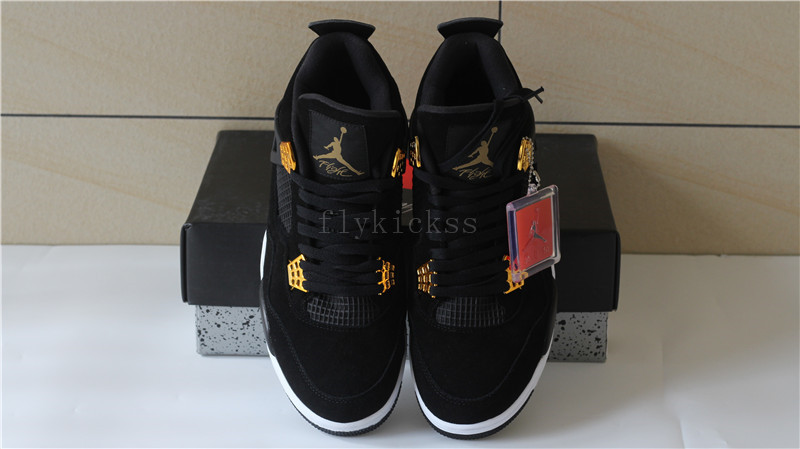 Air Jordan 4 Retro Royalty Black Suede